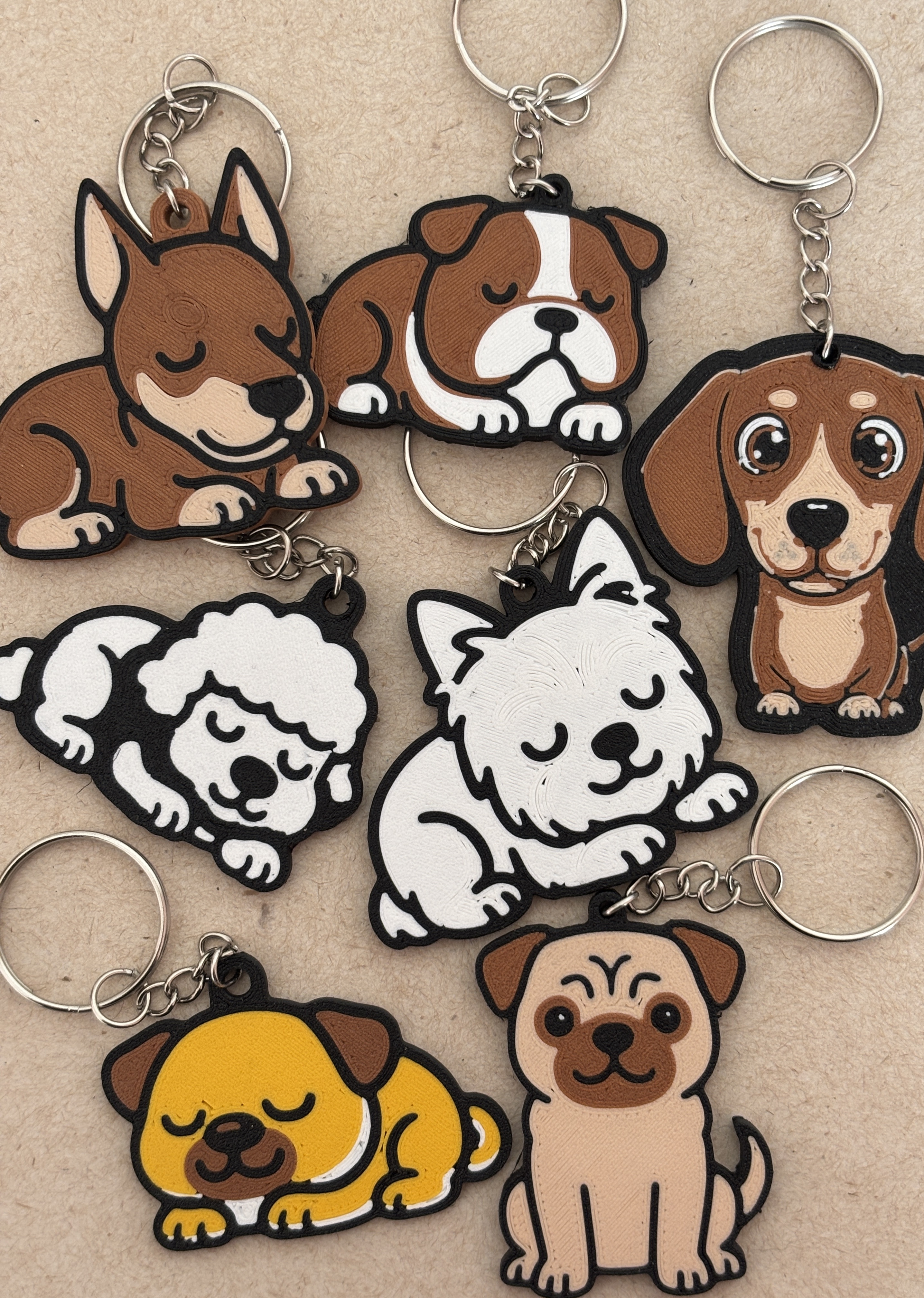 Llaveros Mascotas Multi-color